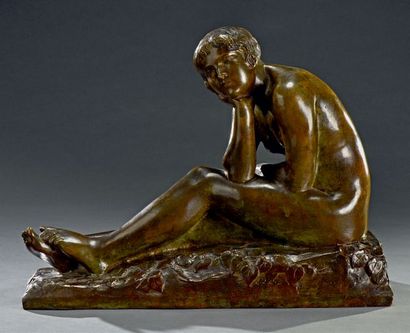 Sylvestre CLERC (1892-1958)
Femme pensive
Bronze...