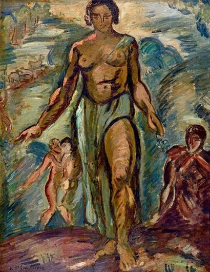 Emile-Othon FRIESZ (1879-1949)
Allégorie...
