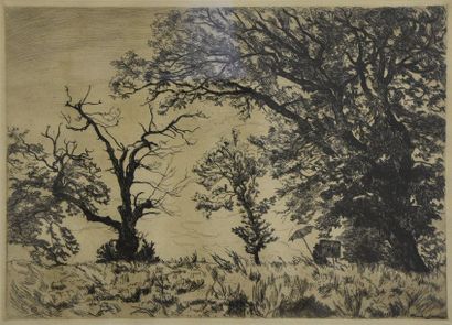 Victor PROUVE (1858-1943)
Le peintre à son...