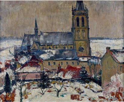 Pierre Paulus (1881-1959)
Vue d'Alsemberg
Huile...