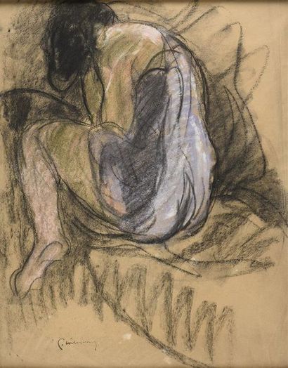 Pierre COMBET-DESCOMBES (1885-1966)
Nu assoupi...