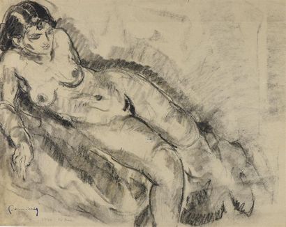 Pierre COMBET-DESCOMBES (1885-1966)
Nu allongé...