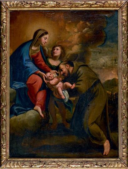 Attribué à Guy FRANCOIS (XVIIe siècle)

Vierge...