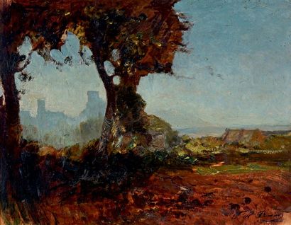 François Auguste RAVIER (1814-1895)

Paysage
Huile...