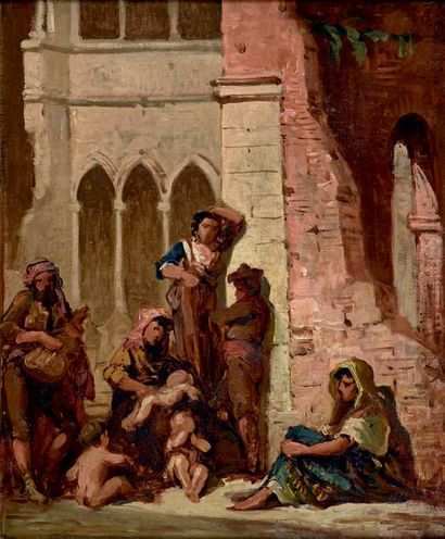 Adrien DE BOUCHERVILLE (1829-1883)

Mendiants...