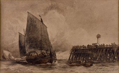 Eugène ISABEY (1804-1886)

Bateaux près de...
