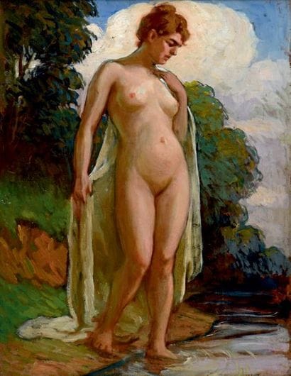 Manuel ORTIZ de ZARATE (1886-1946)

Baigneuse
Huile...
