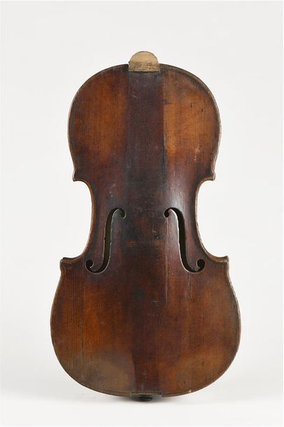 Lot de trois violons sans manche comprenant...