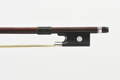 Archet de violon de l'école allemande, monté...