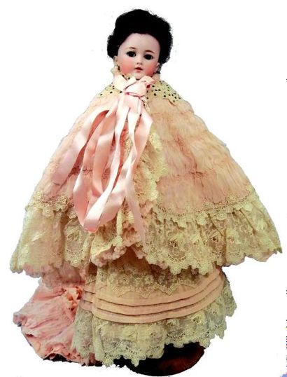 Poupée-Dame de la SFBJ, tête en biscuit coulé...