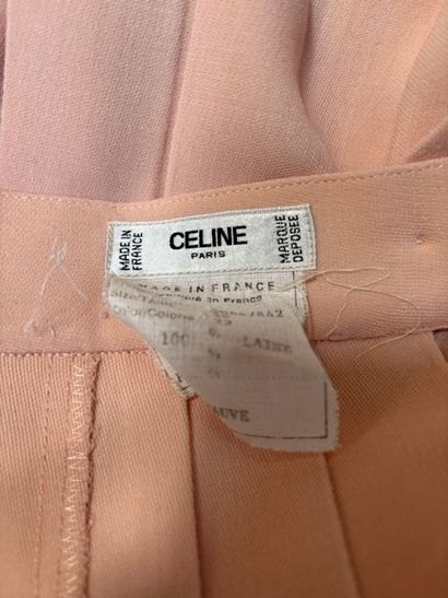 Céline 
Pleated knee-length skirt
 In pale...