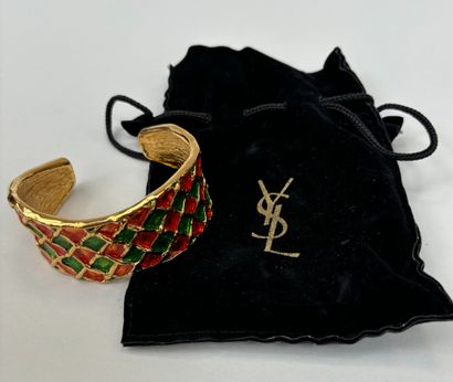 Yves Saint Laurent 
Open cuff bracelet in...