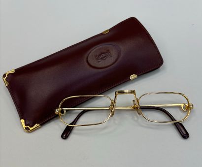 Cartier 
Lady's glasses frame in gold-plated...