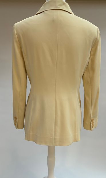 Céline 
Ivory jacket with wide collar on...