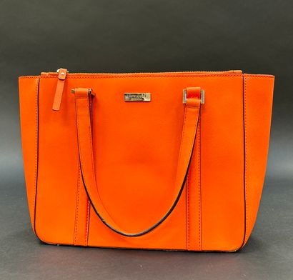 Kate SPADE
Orange saffiano leather bag with...