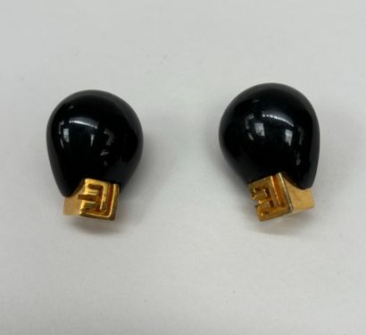 Vintage Pierre Balmain 
Pair of cubic sigle...