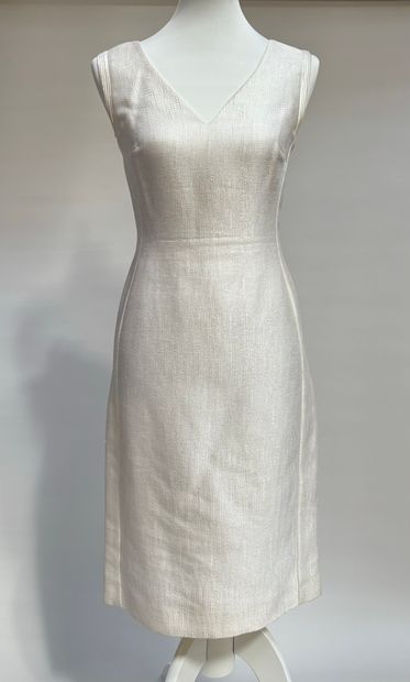 Versace
Robe sans manches en coton et soie...