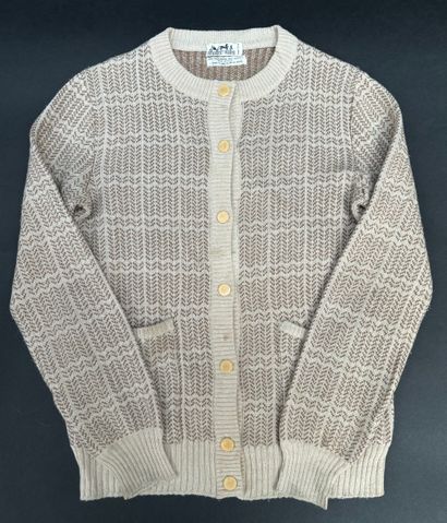 Hermès Paris
Cardigan en cachemire et acrylique...