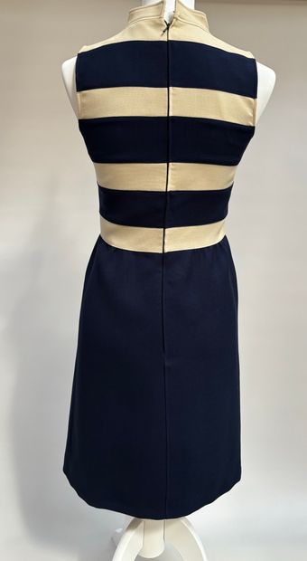 Courrège 
Sleeveless short dress in navy...