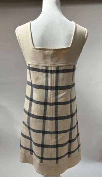 Courrèges
Ivory wool chasuble dress with...