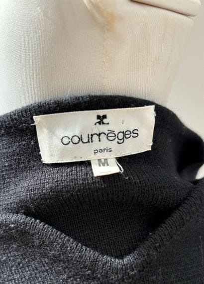 Lot including yellow cotton pants and black...