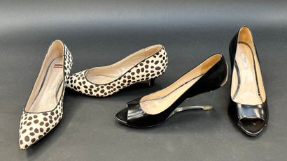 Sonia RYKIEL
Lot de deux paires d'escarpins,
Une...