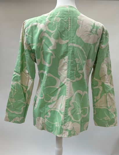 Courrèges
Jacket in acetate and green-white...
