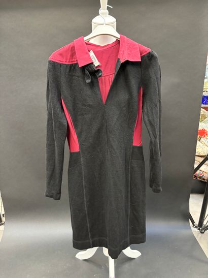 Sonia RYKIEL
Two-tone wool and cotton dress...
