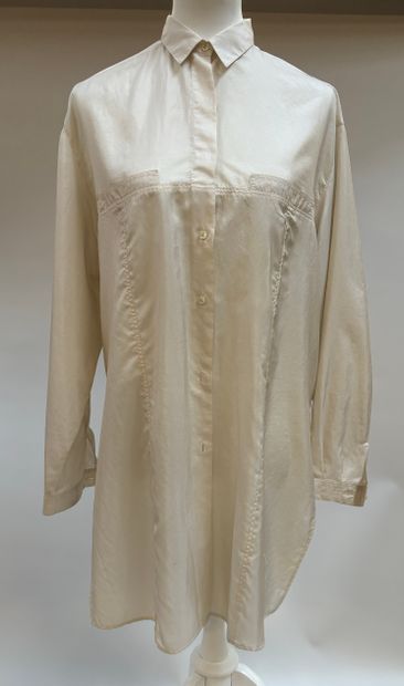 Cacharel
Cream shirt 
Size approx. 38 
slight...