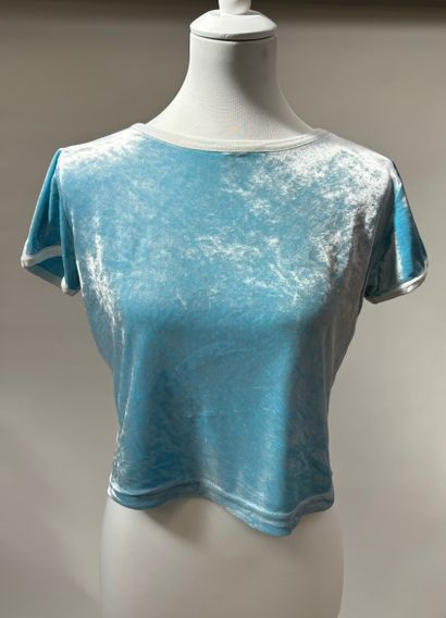 Courrèges
Set of two crop-tops in iridescent...
