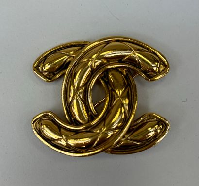 Chanel 
Brooch featuring the double C in...