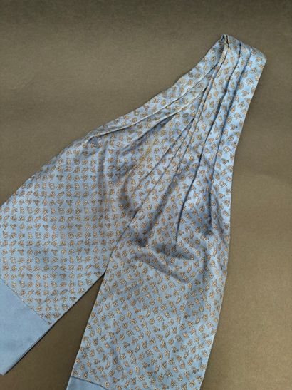 Hermès Paris
Ascot silk twill scarf printed...
