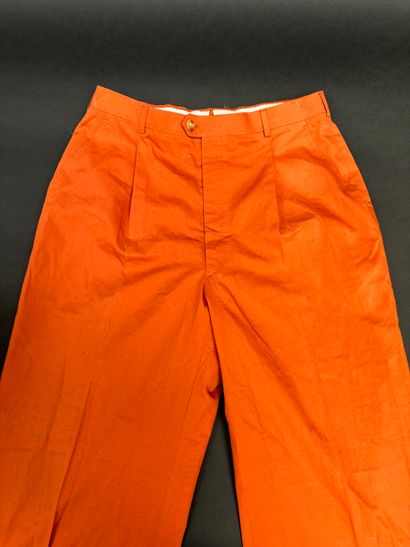Hermes Paris 
Pantalon chino d'homme à pinces
En...