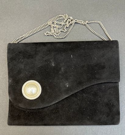 Christian Dior
Black suede evening clutch,...