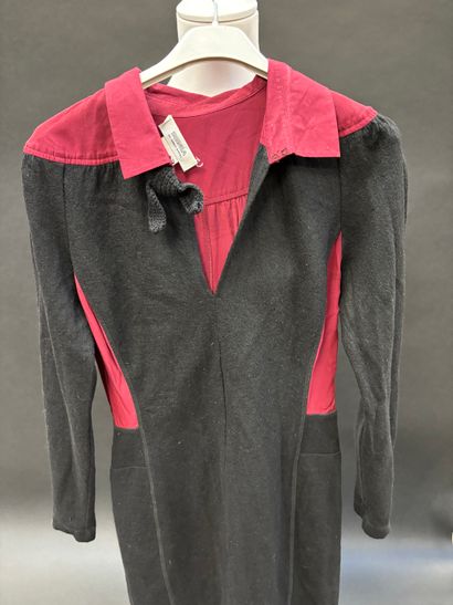Sonia RYKIEL
Two-tone wool and cotton dress...