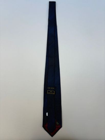 Louis Vuitton
Tie in blue silk with small...