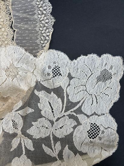 Lovely lot of antique white lace