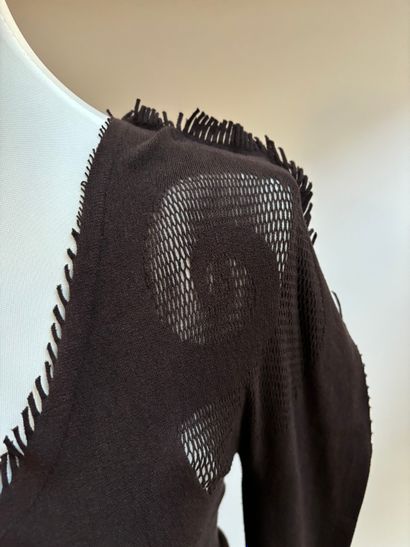 Issey MIYAKE
Robe moulante en coton et nylon...