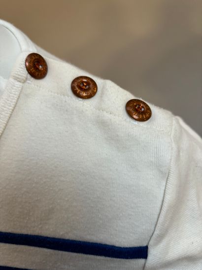 Jean Paul GAULTIER, T-shirt marinière à manches...