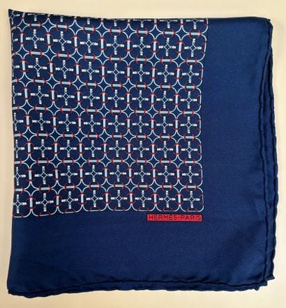 Hermès Paris
Men's clutch bag in silk twill...
