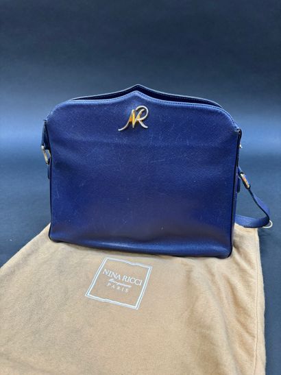 Nina Ricci
Purple guilloché leather bag,...