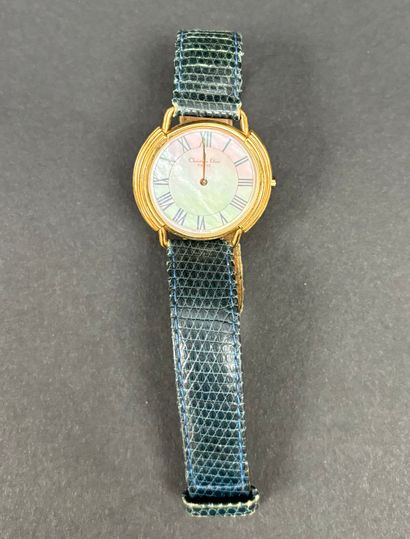 Christian Dior
Ladies' wristwatch 
Gold-plated,...