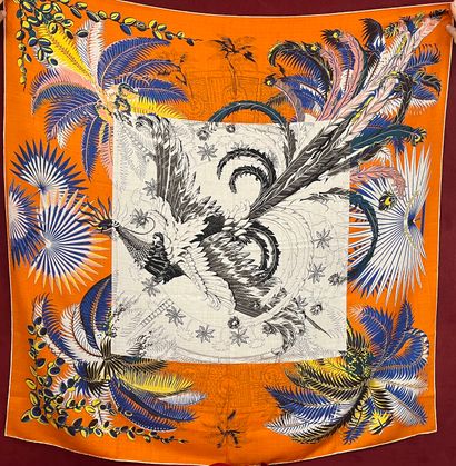 Hermès Paris
Cashmere and silk cheesecloth...