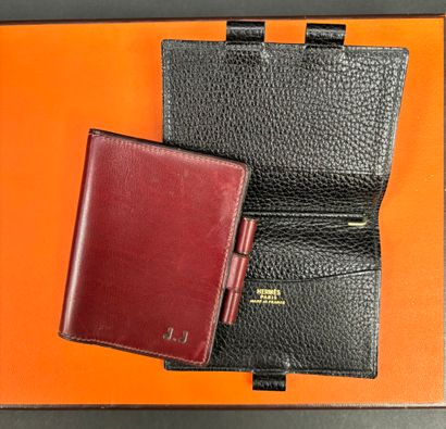 Hermès Paris
Set of two small notebook holders...