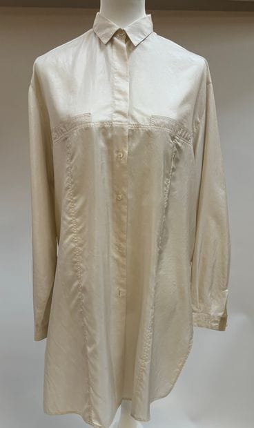 Cacharel
Cream shirt 
Size approx. 38 
slight...