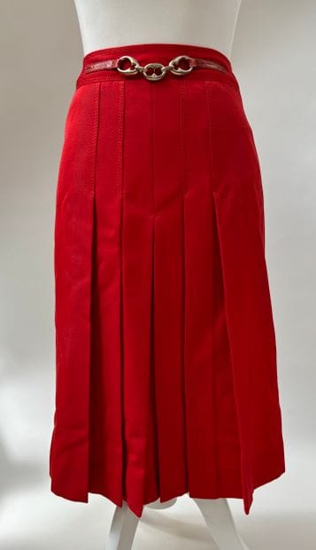 Céline Vintage
Knee-length skirt in overstitched...