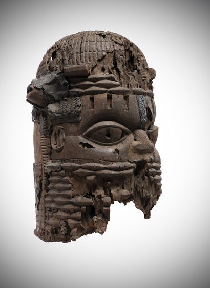 Edo Kingdom of Benin Nigeria Heavily eroded...