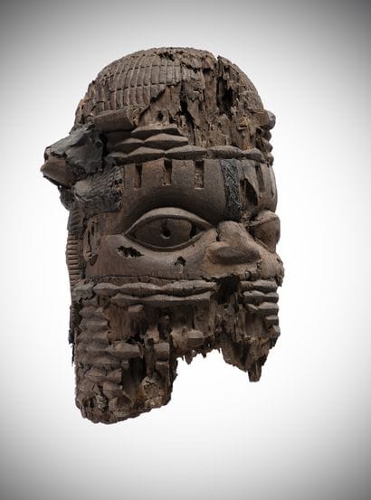 Edo Kingdom of Benin Nigeria Heavily eroded...