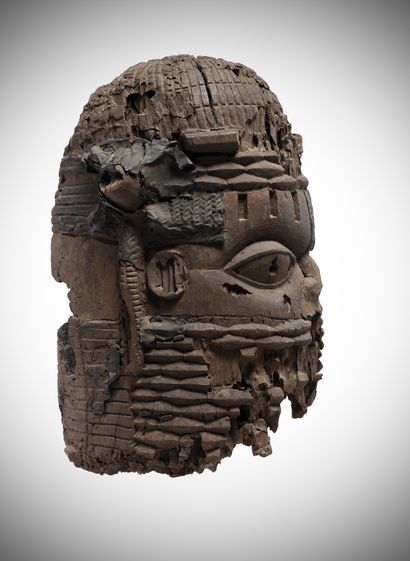 Edo Kingdom of Benin Nigeria Heavily eroded...