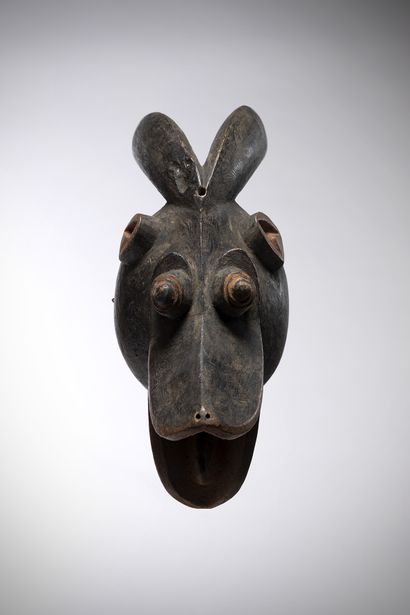 Mambila Cameroon Zoomorphic mask borrowing...